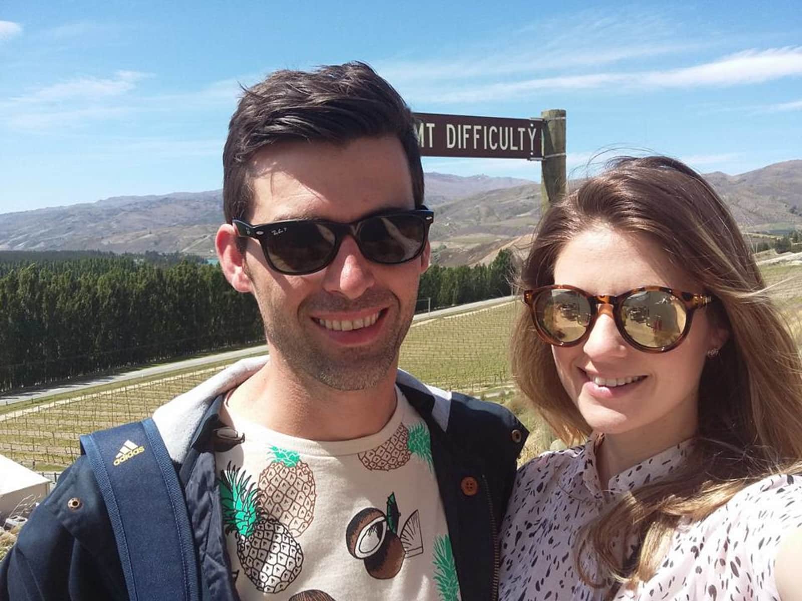Cara & Russell from Auckland, New Zealand