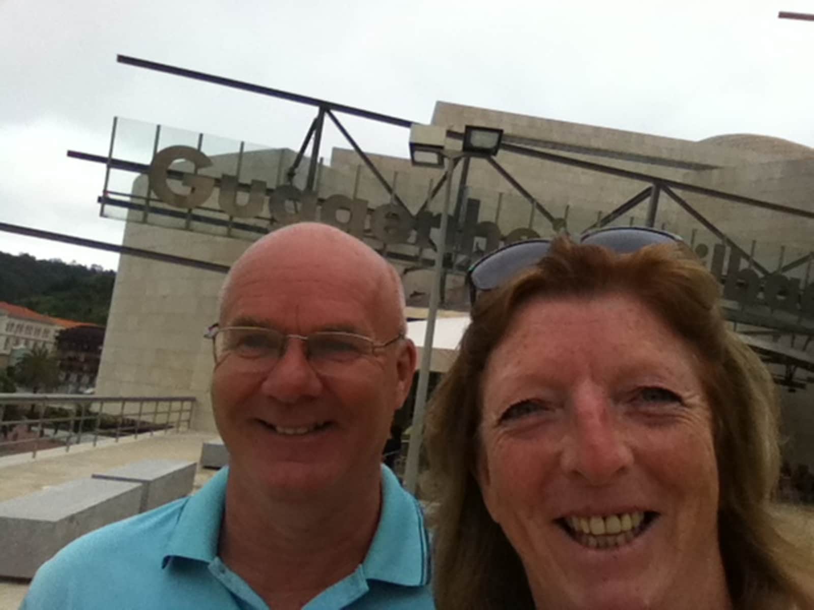 Frances & Brian from Sauveterre, France