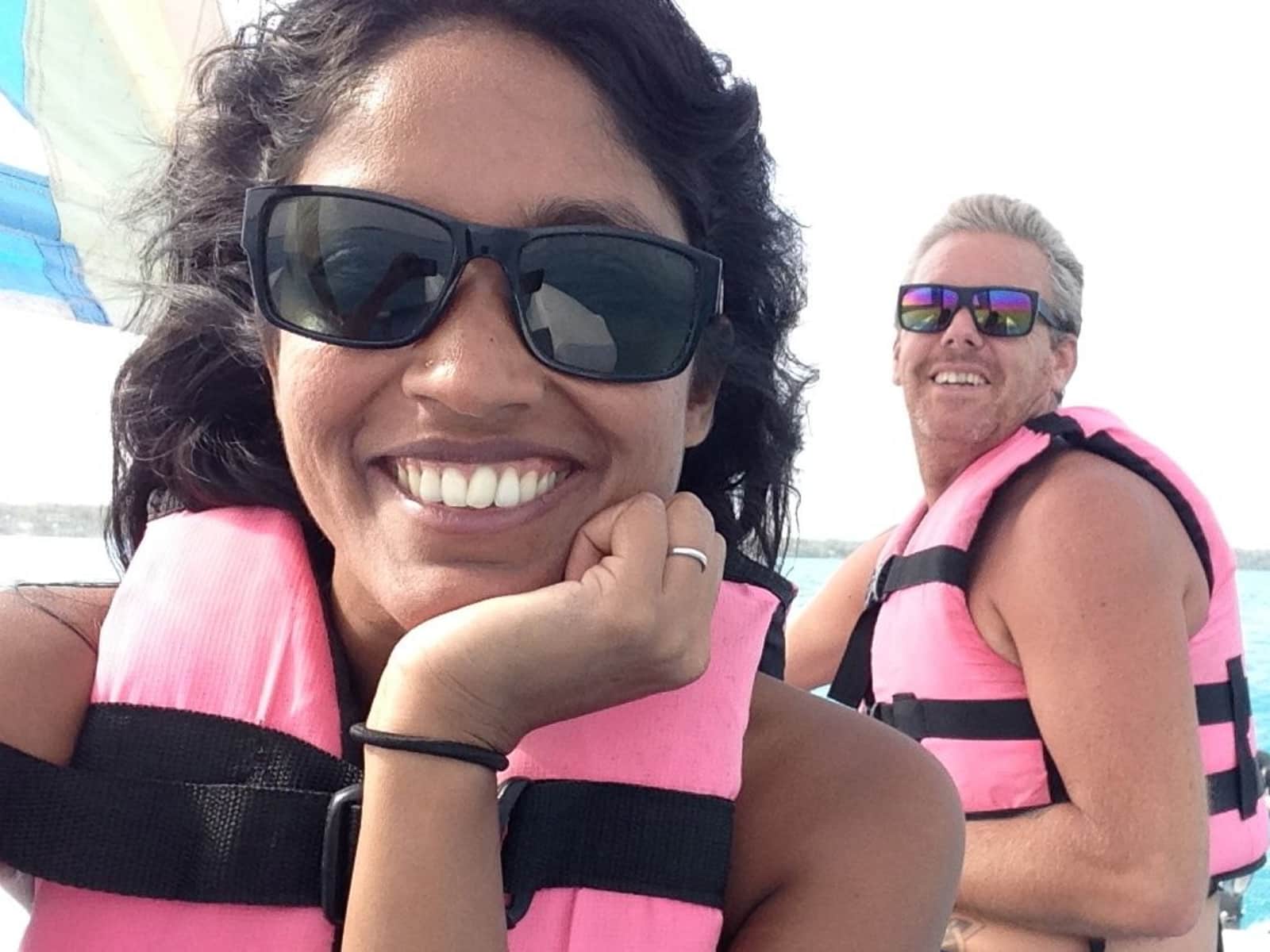 Ambili & Steve from Auckland, New Zealand