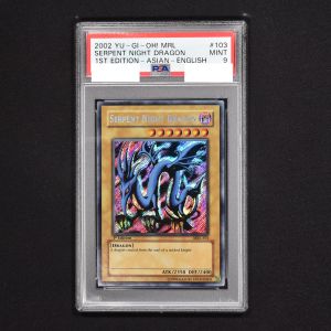 PSA10遊戯王旧アジア エビルナイト・ドラゴン シークレット-