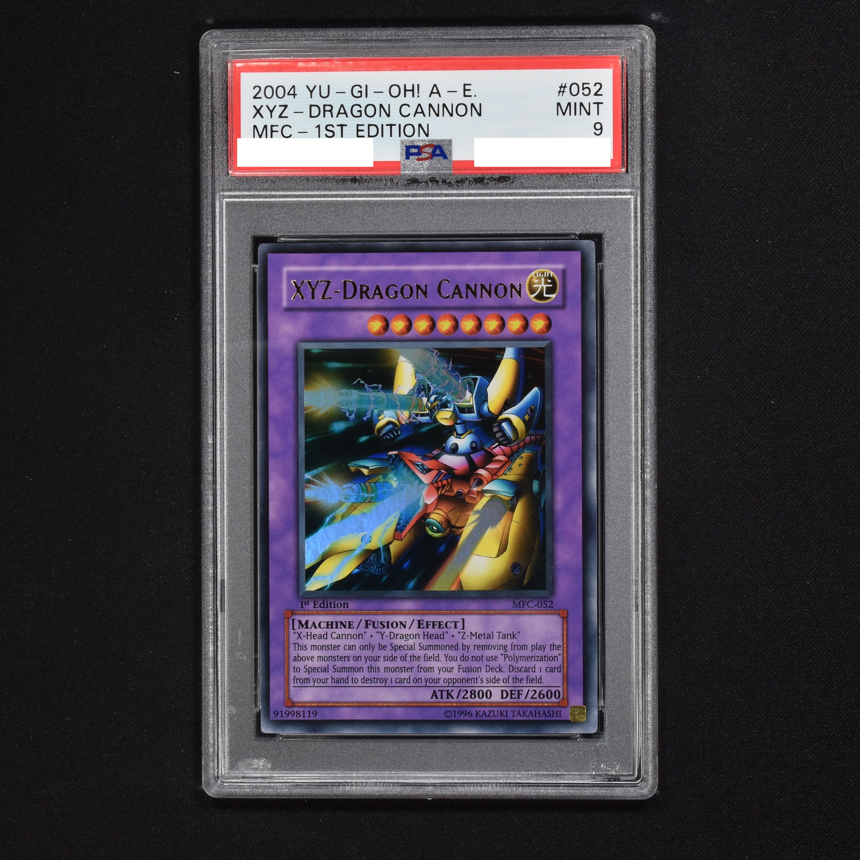 遊戯王 ＸＹ－ドラゴン・キャノン　レリーフ　PSA9