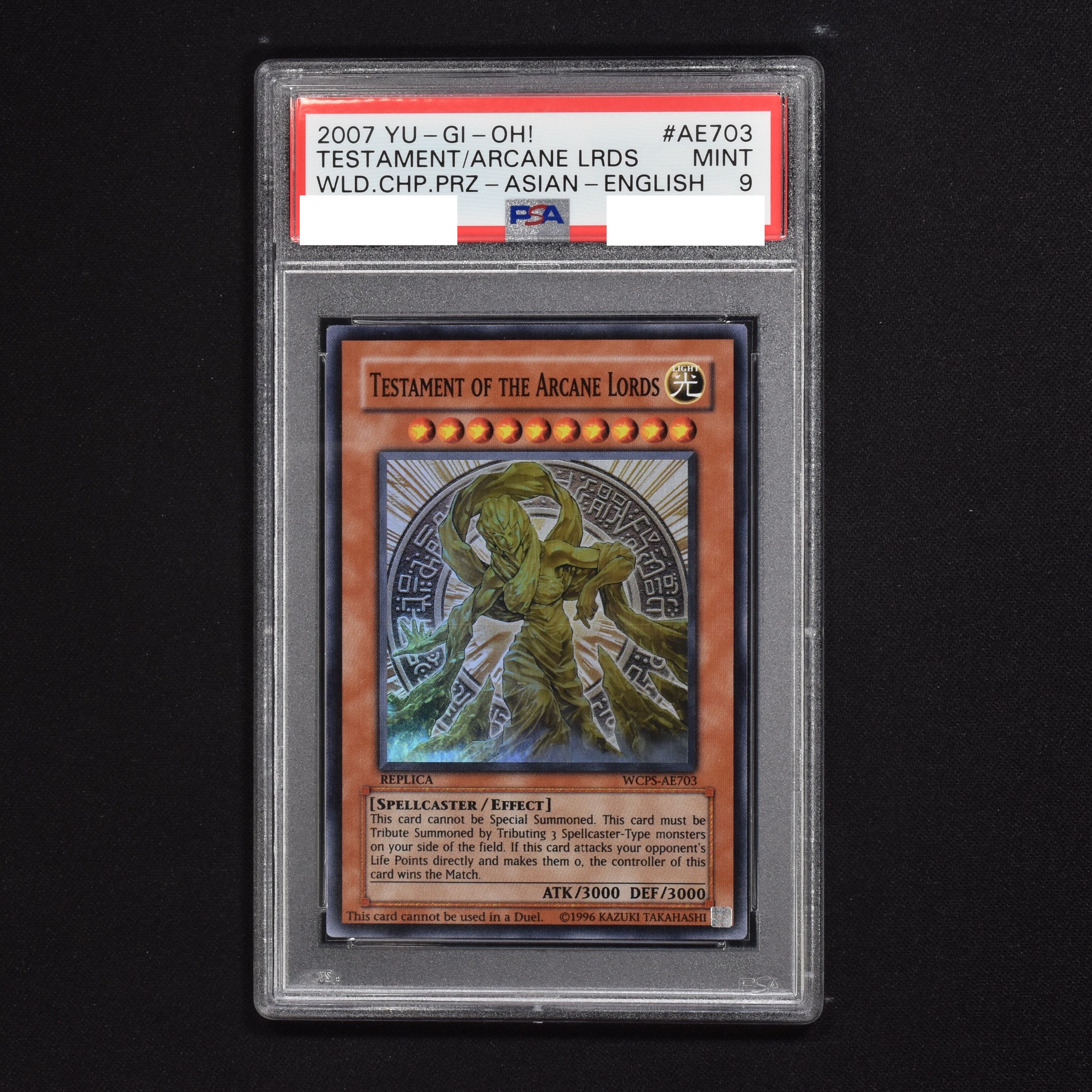 81%OFF!】 PSA9 魔導神のオブジェ WCS プロモ 遊戯王 millenniumkosovo.org