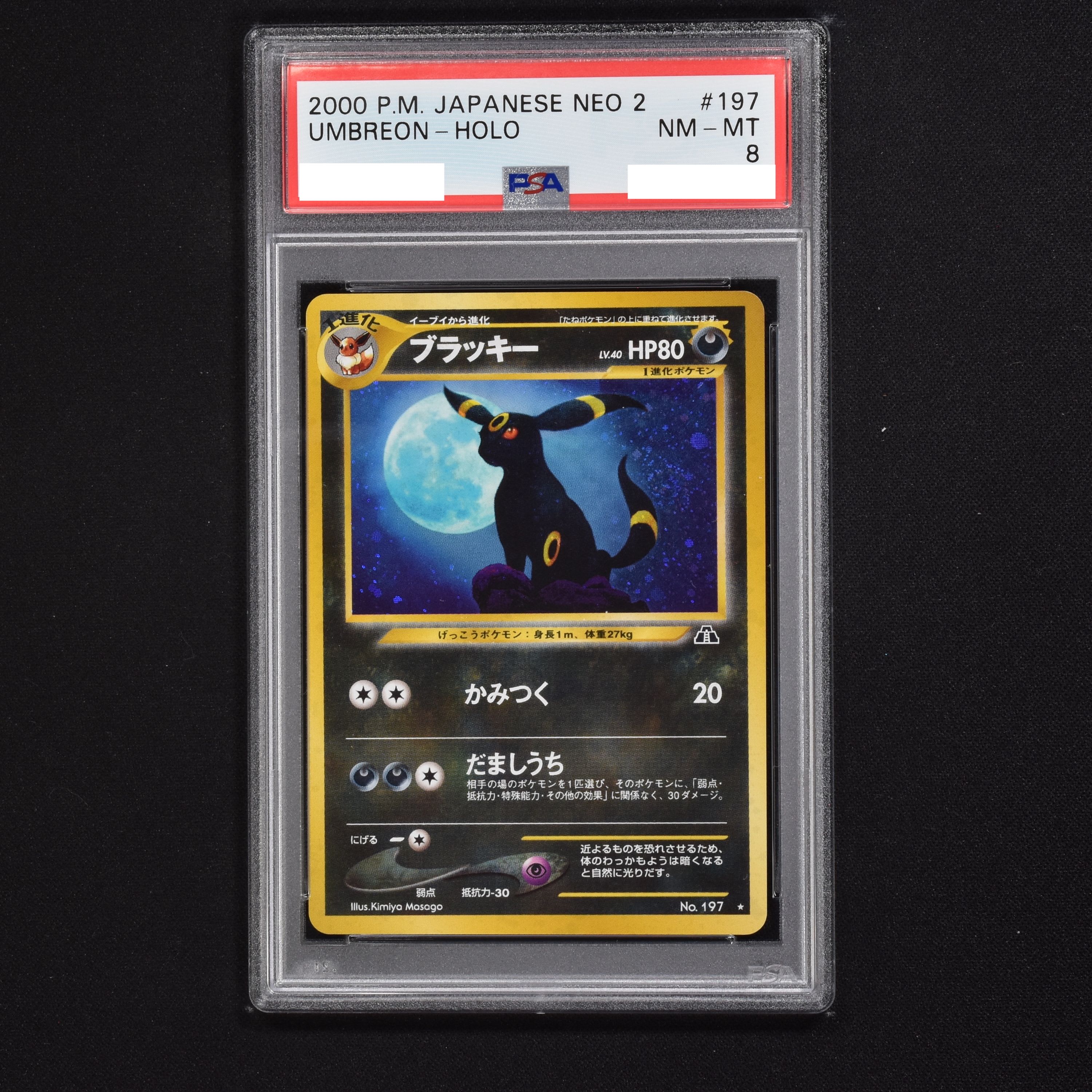 ポケモンカード ブラッキー LV.40 neo2 No.197 PSA7 www.kitesurf.be