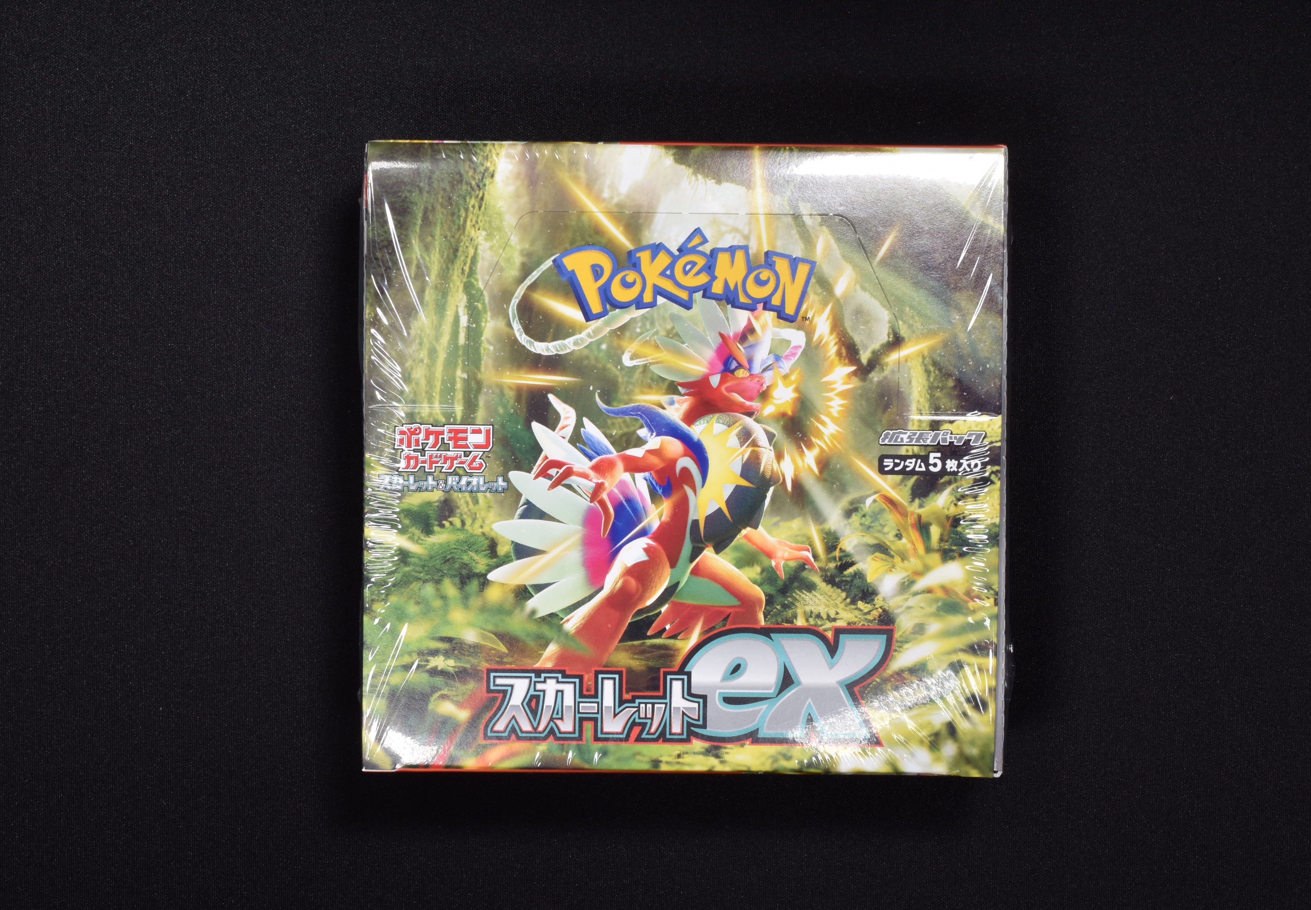 未開封BOX) スカーレットex 未開封BOX販売中！ | ポケモンカード通販の