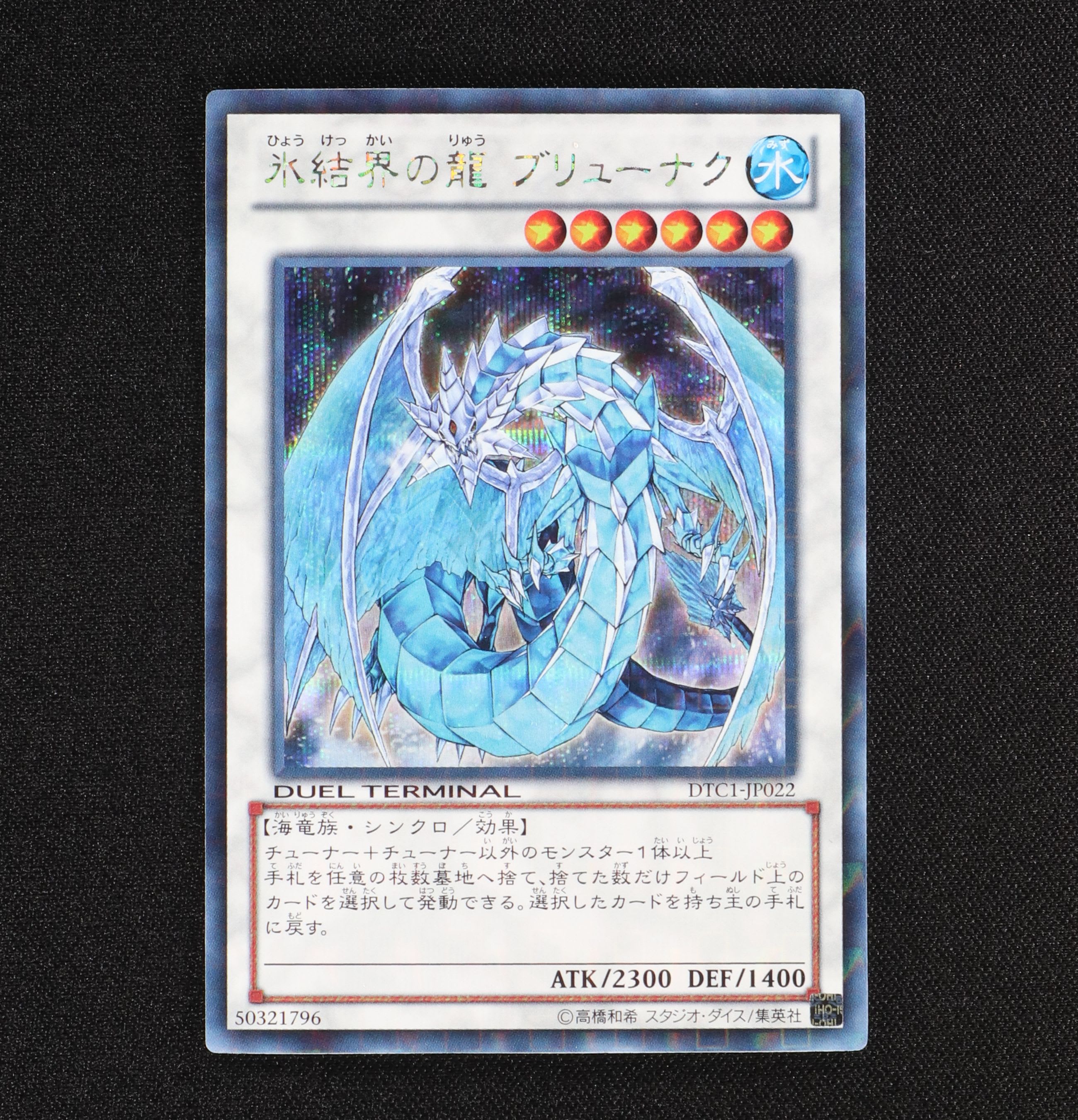 遊戯王 氷結界の龍 ブリューナク DTC シークレット PSA10-