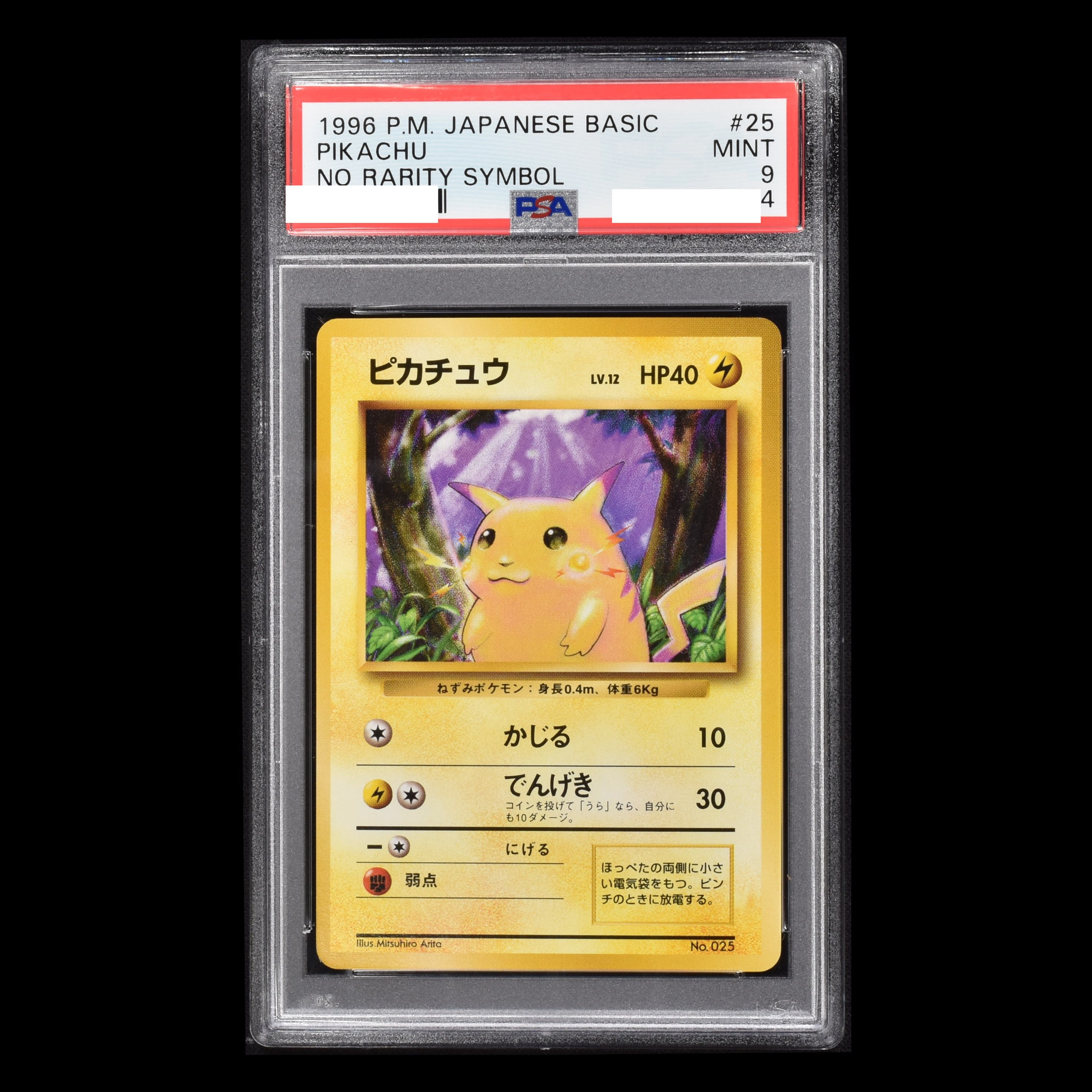 ピカチュウ lv.12スプリングバトルロード psa10-