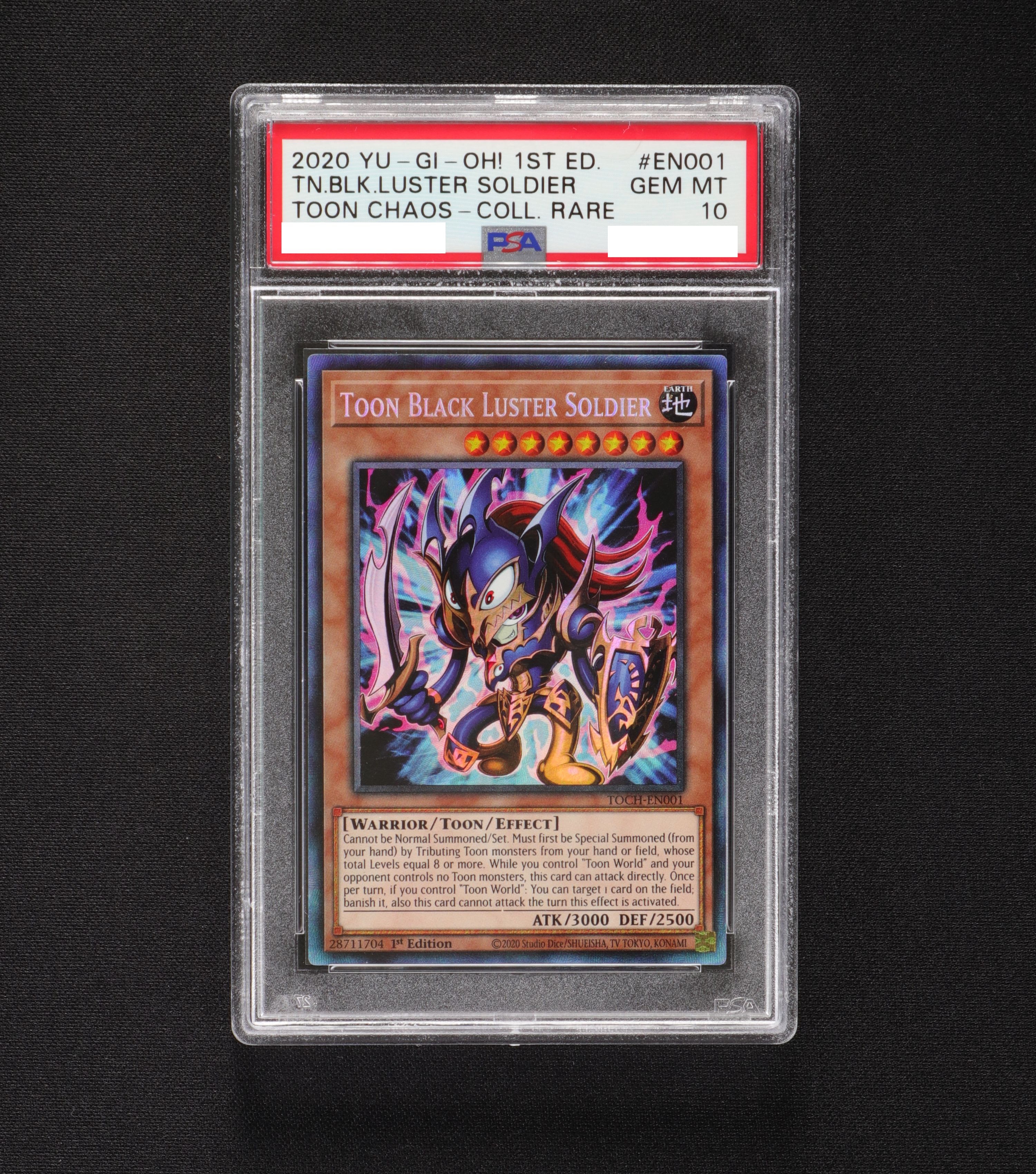 遊戯王 PSA 10　トゥーン・カオス・ソルジャー　コレクターズレア