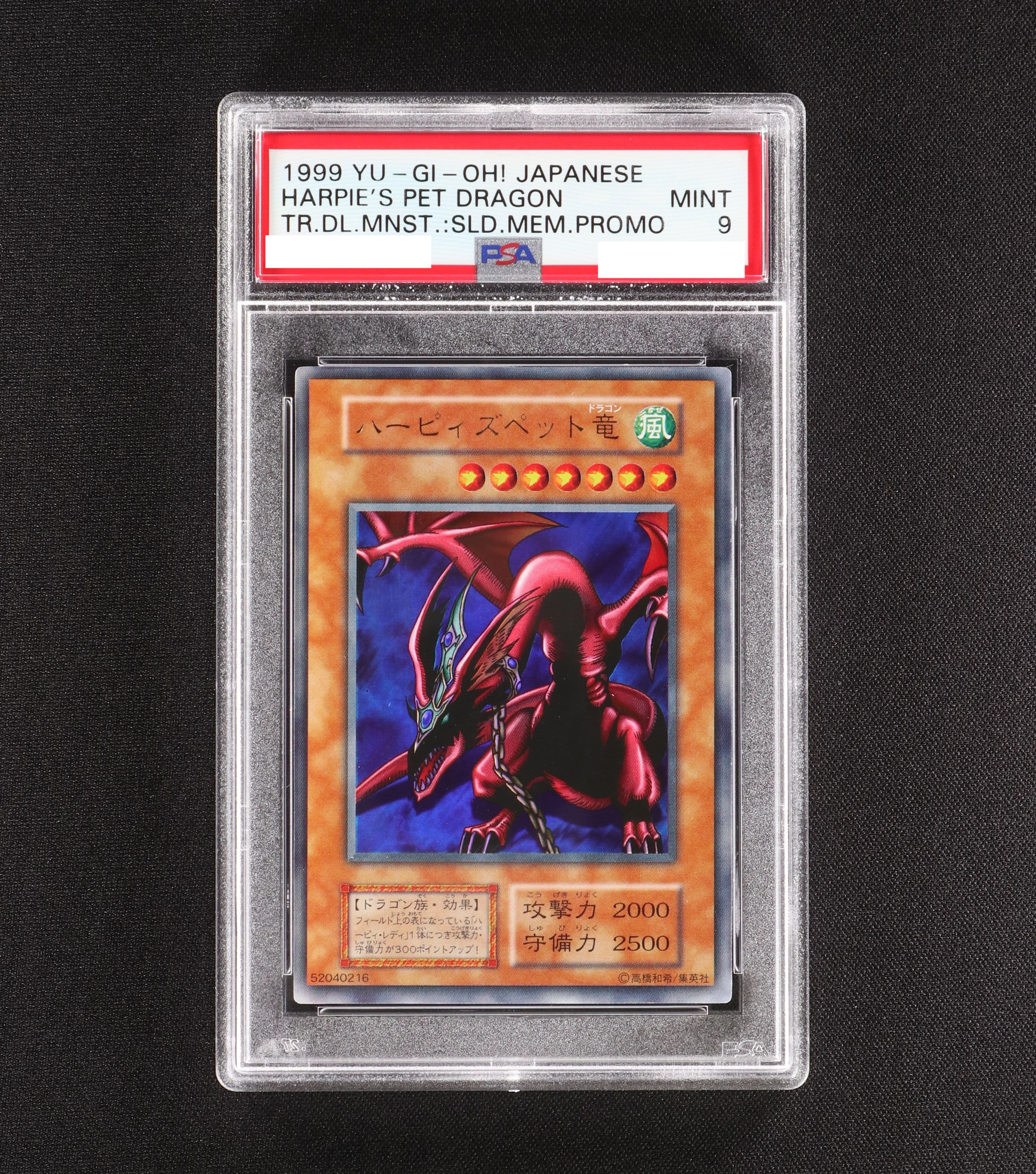 世界的に有名な 遊戯王、ハーピィズペット竜、TSC、スペイン版、シークレットレア、PSA10 - 遊戯王
