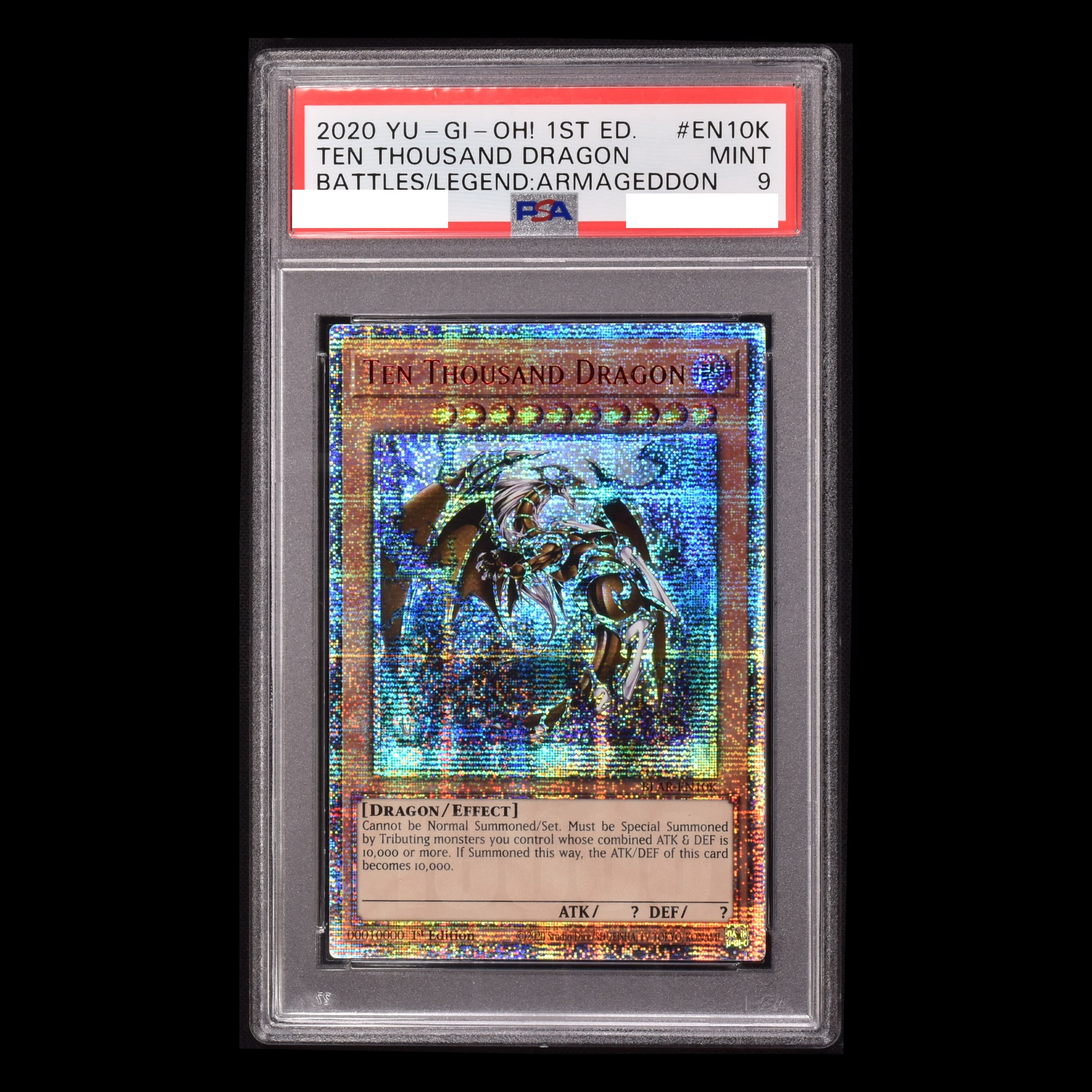 遊戯王 PSA8 TEN THOUSAND DRAGON EU英語 万物創世龍 www