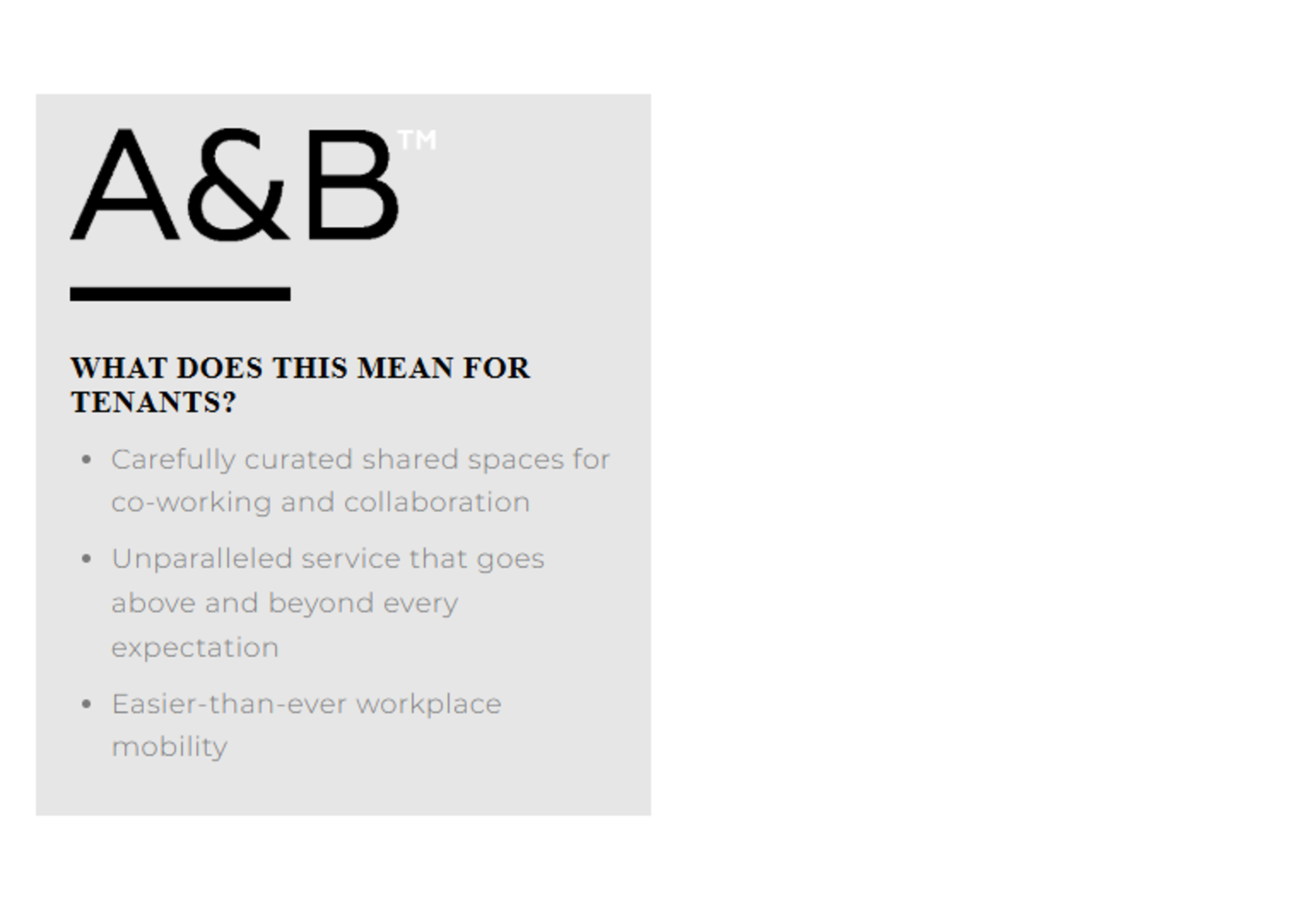 <p class="text-size-header-32"><strong>A&amp;B WORKPLACE</strong></p> at Liberty Center - 1001 Liberty Avenue