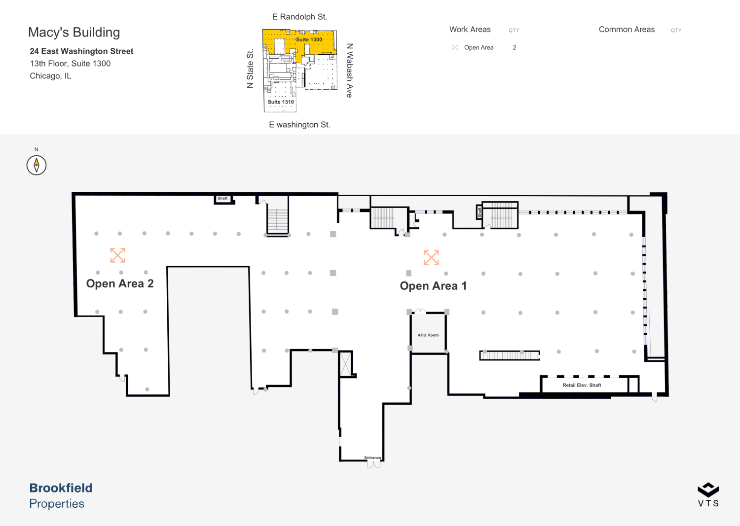 Partial 13th Floor, Suite 1300 Commercial Space for Rent at 24 East ...