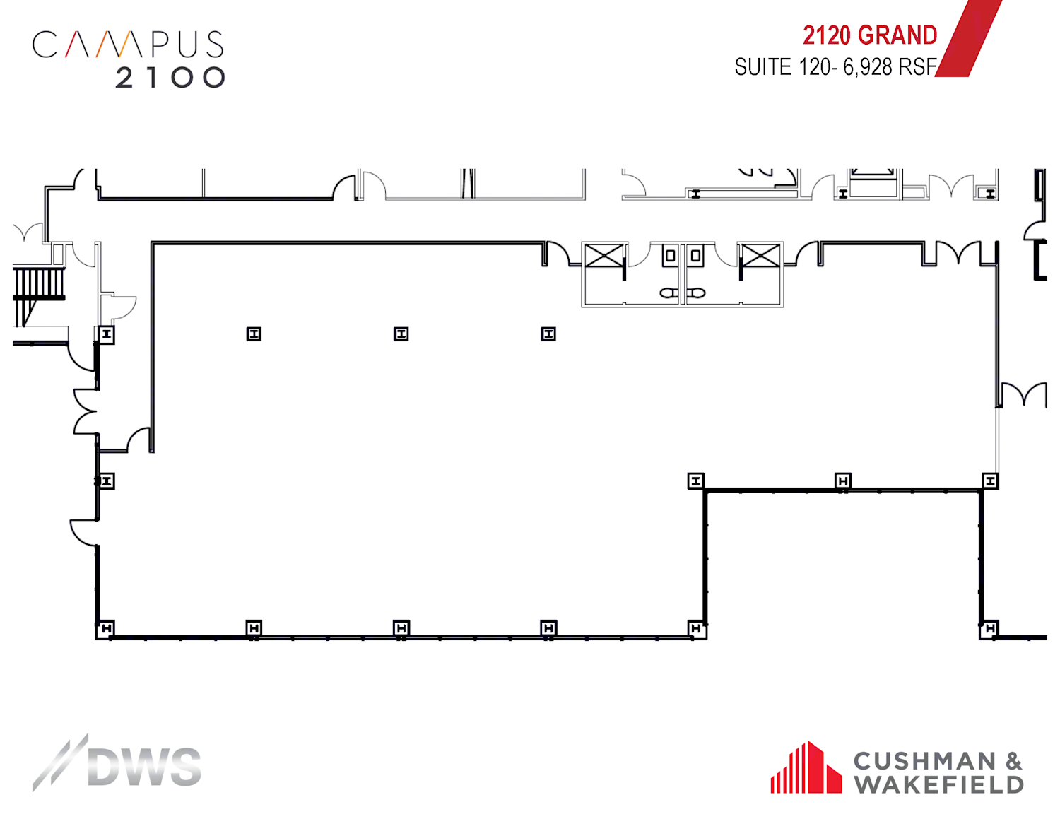 Partial 1st Floor, Suite 120 Commercial Space for Rent at 2120 East ...