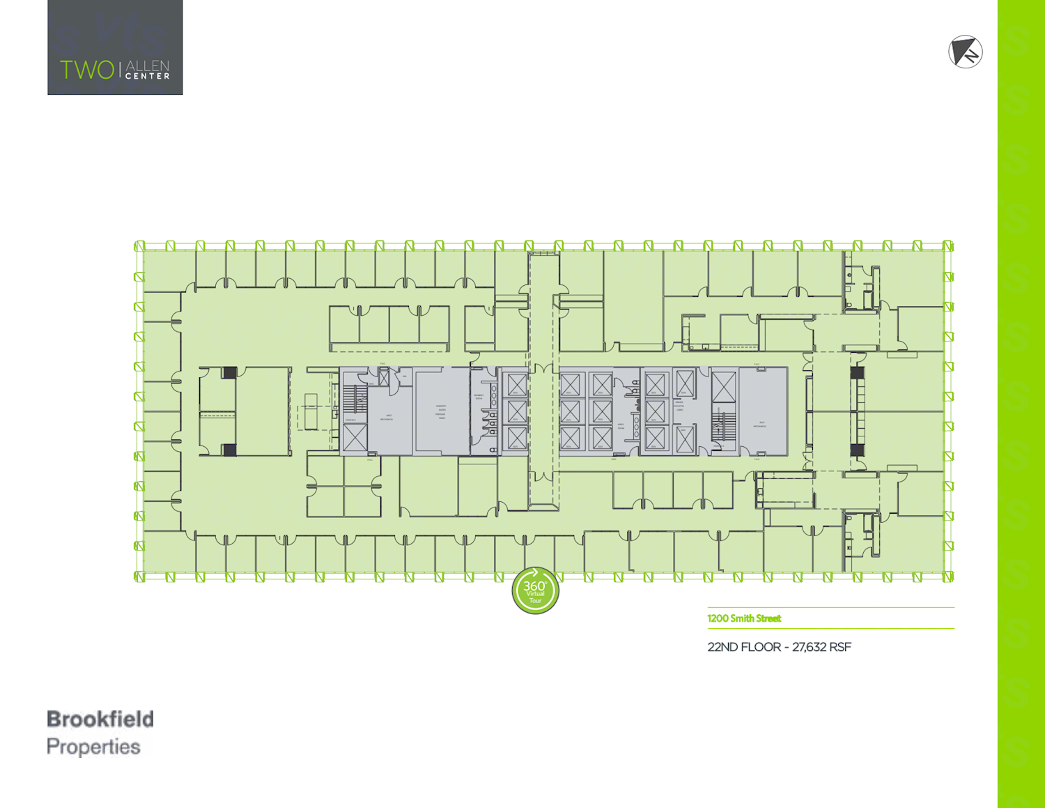 Entire 22nd Floor, Suite 2200 Commercial Space for Rent at 1200 Smith ...