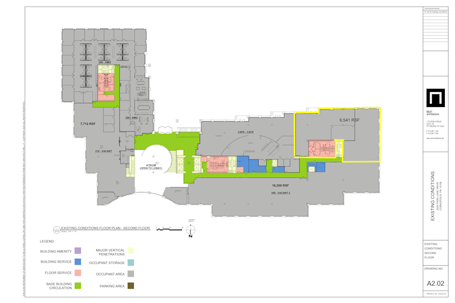 Floor plan - Partial 2nd Floor, Suite 2nd Floor - B - 2000 Park Lane Drive