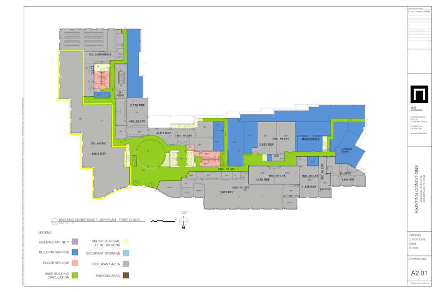 Floor plan - Partial 1st Floor, Suite 110 - 2000 Park Lane Drive