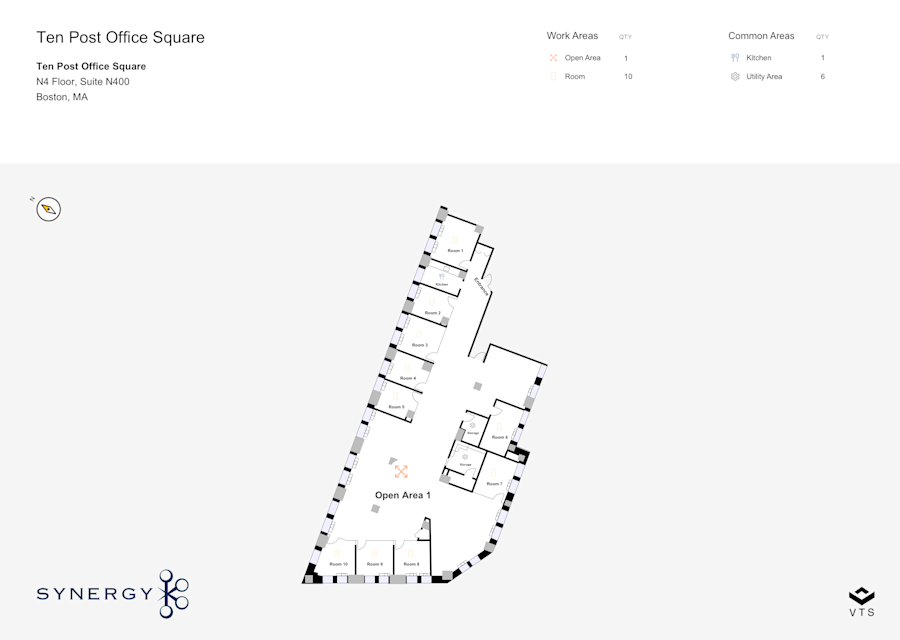 Floor plan - Partial N4, Suite N400 - 10 Post Office Square