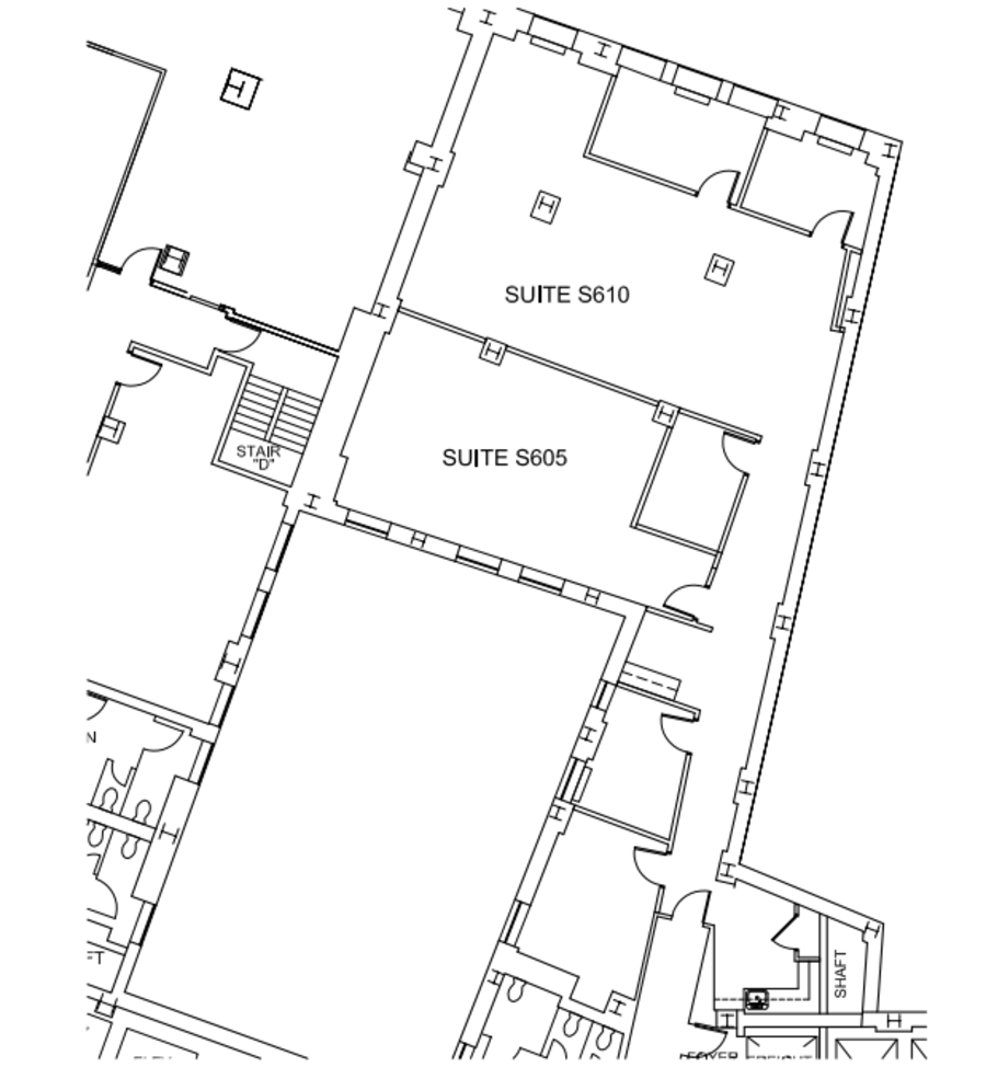 Floor plan - Partial S6, Suite S610 - 10 Post Office Square
