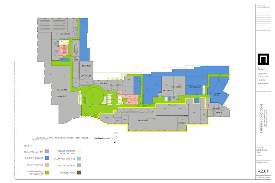 Floor plan - Partial 1st Floor, Suite 1st Floor - 2000 Park Lane Drive