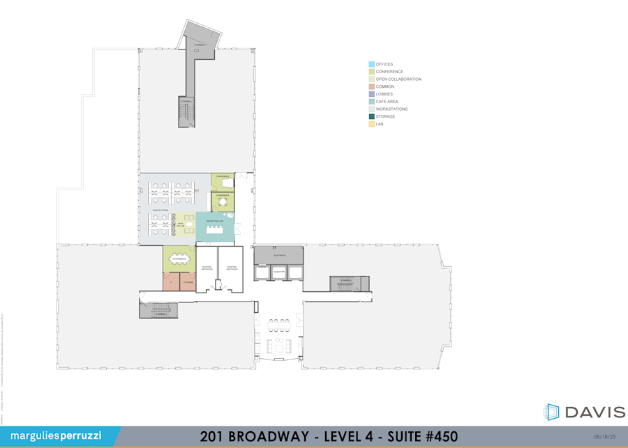 Floor plan - Partial 4th Floor, Suite 450 - 201 Broadway