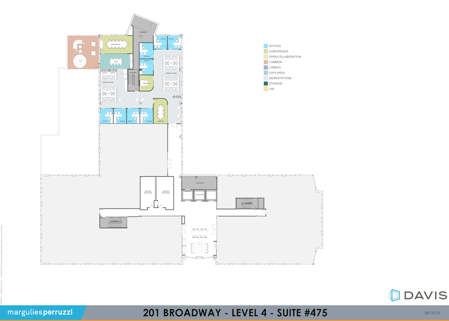 Floor plan - Partial 4th Floor, Suite 475 - 201 Broadway
