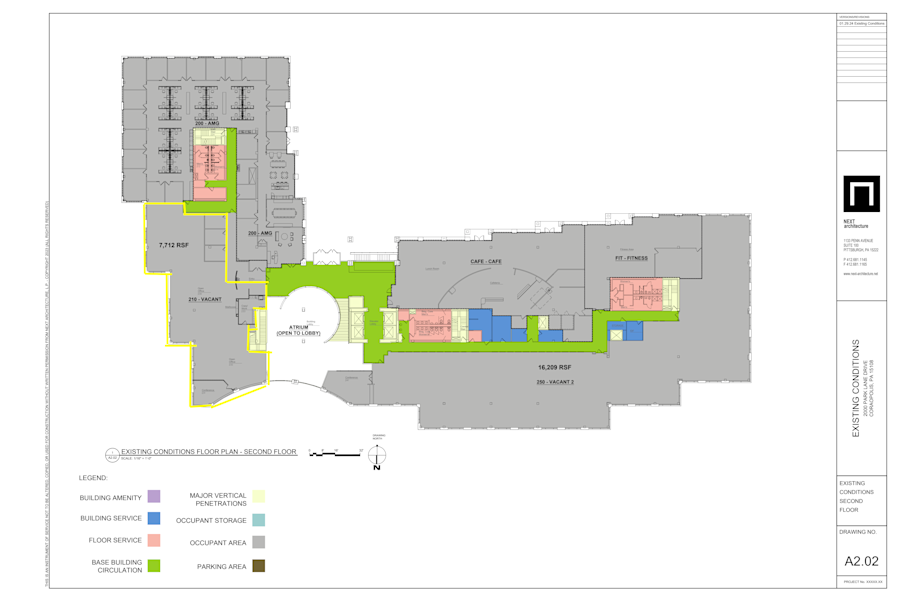 Floor plan - Partial 2nd Floor, Suite 2nd Floor - A - 2000 Park Lane Drive