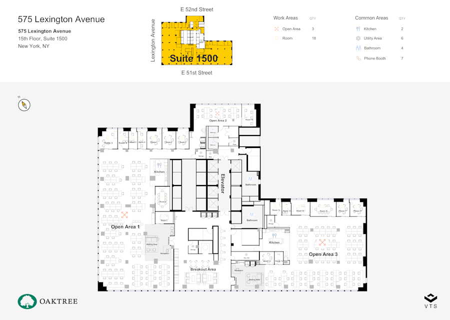 Floor plan - Entire 15th Floor, Suite 1500 - 575 Lexington Avenue