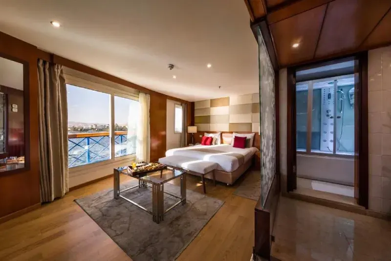 Esmeralda Nile Cruise French Balcony Suite 2026 | Egypt For Travel