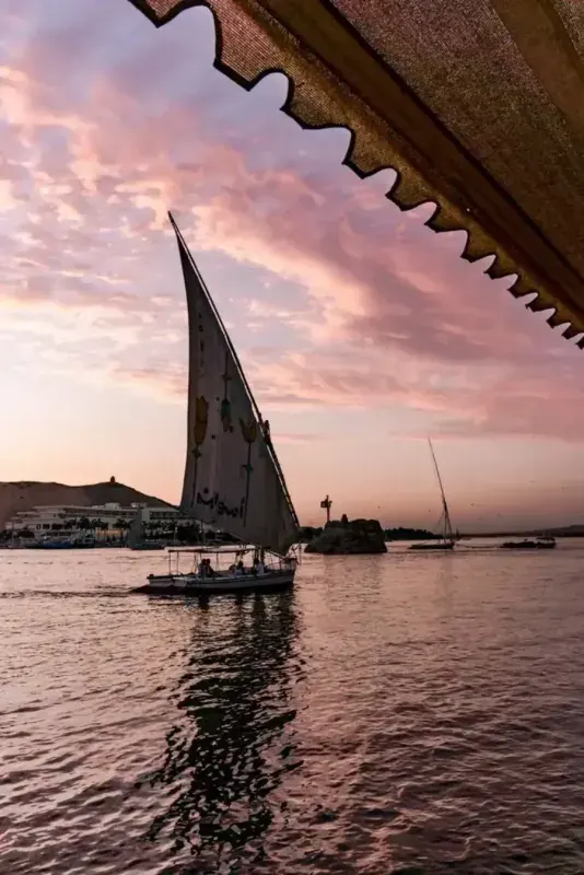 Recorrido en Faluca por el Nilo en Aswan