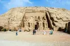 Abu Simbel from above — reached by 45-minute flight from Aswan with Egypt For Travel