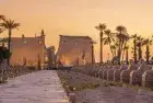 Luxor East Bank Evening Walk — Luxor Temple at Sunset & the Sphinx Avenue by Night