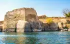Elephantine Island from the felucca — 5000 years of continuous habitation, Aswan Nile cruise