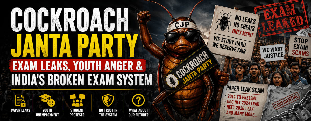 Cockroach Janta Party & India’s Biggest Exam Leaks (2014–2026)