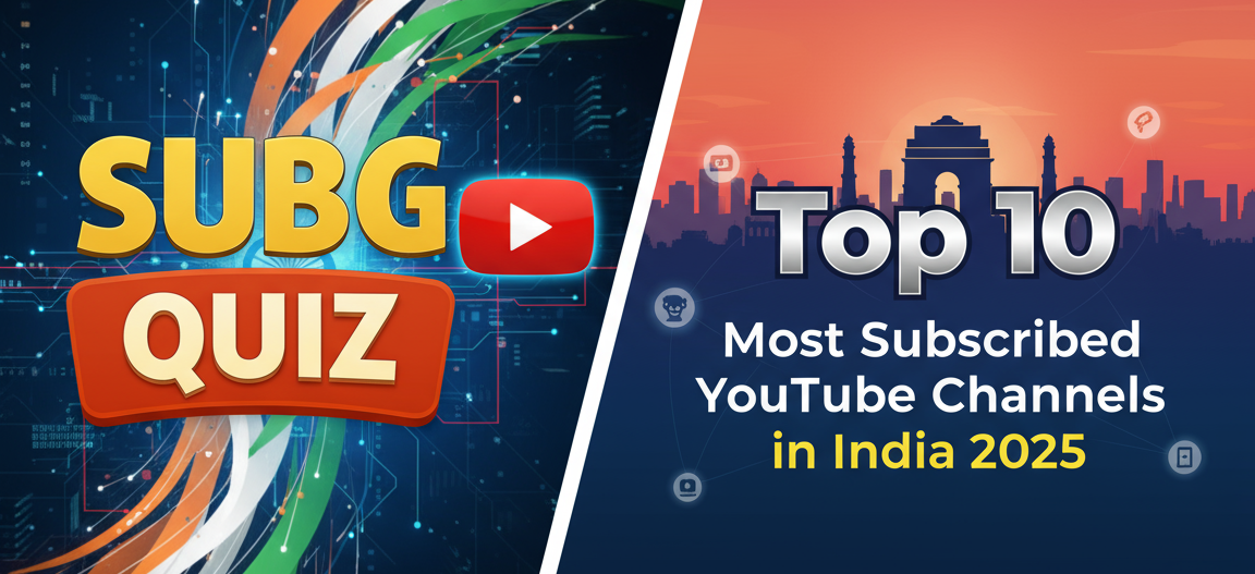 Top 10 Most Subscribed YouTube Channels in India 2025