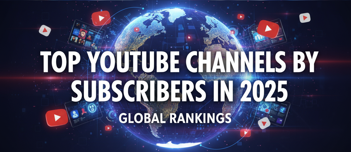Top YouTube Channels by Subscribers in 2025