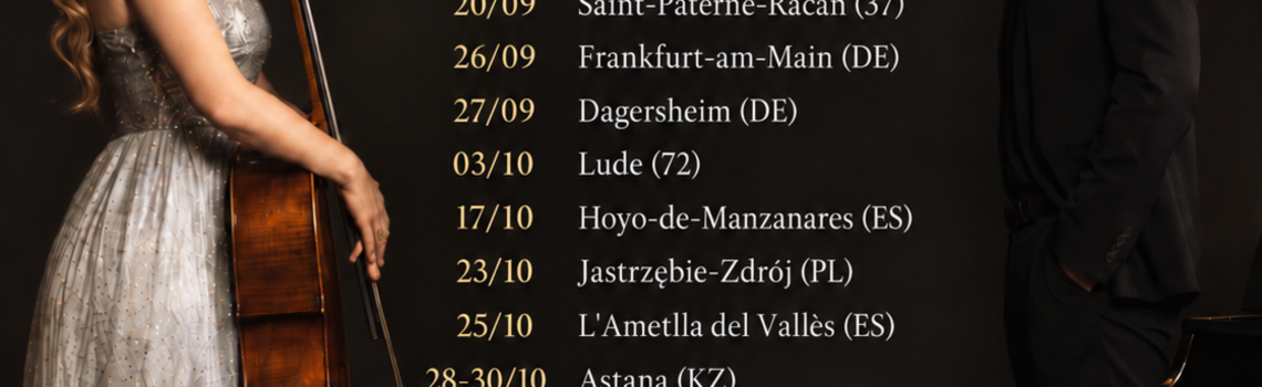 Nos concerts de cet automne