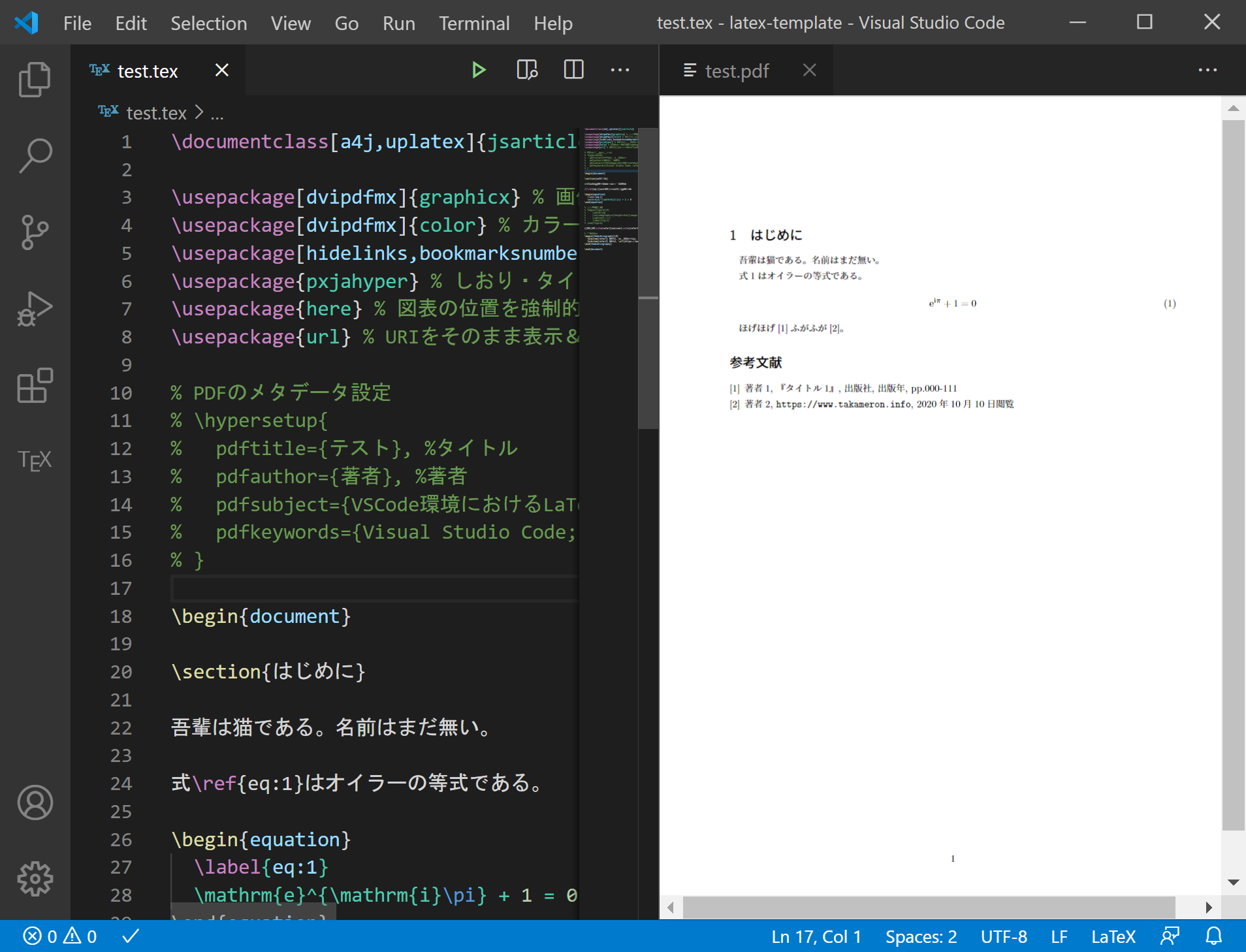 Semanal Lanza Arcaico Vs Code Latex Gritar Monetario Fangoso
