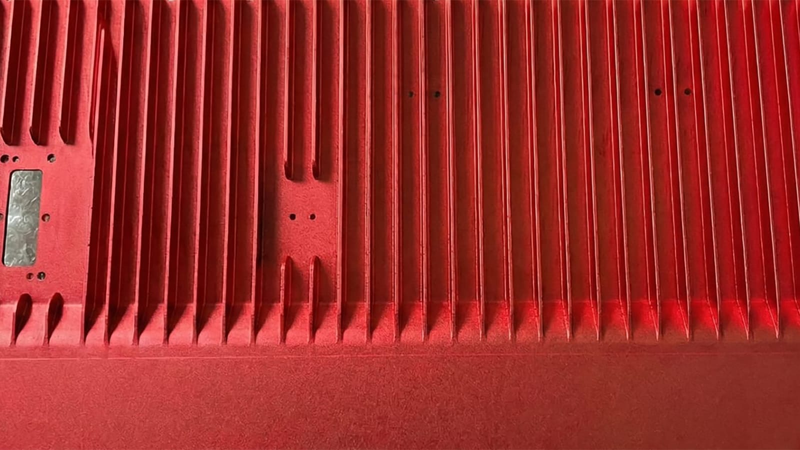 銑件 正面 / 鋁 / 硬陽紅