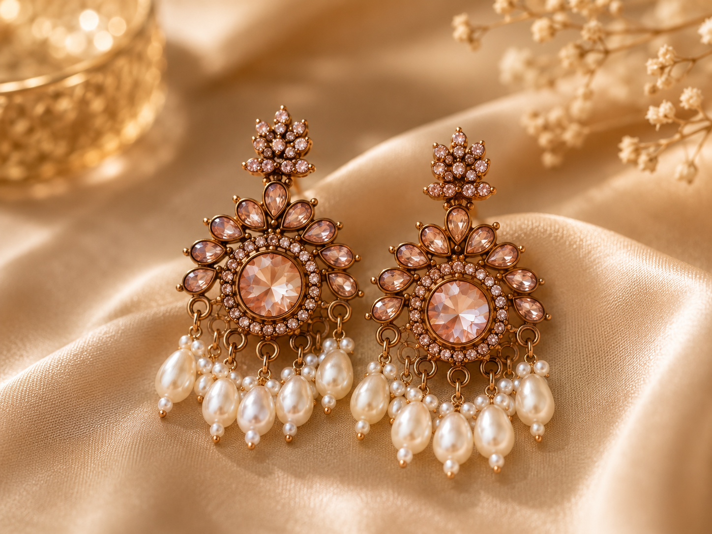 Elara Pearl Earrings