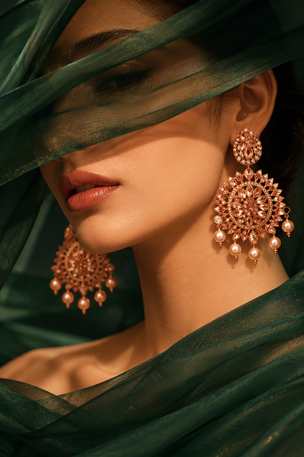 Emerald Soirée Earrings