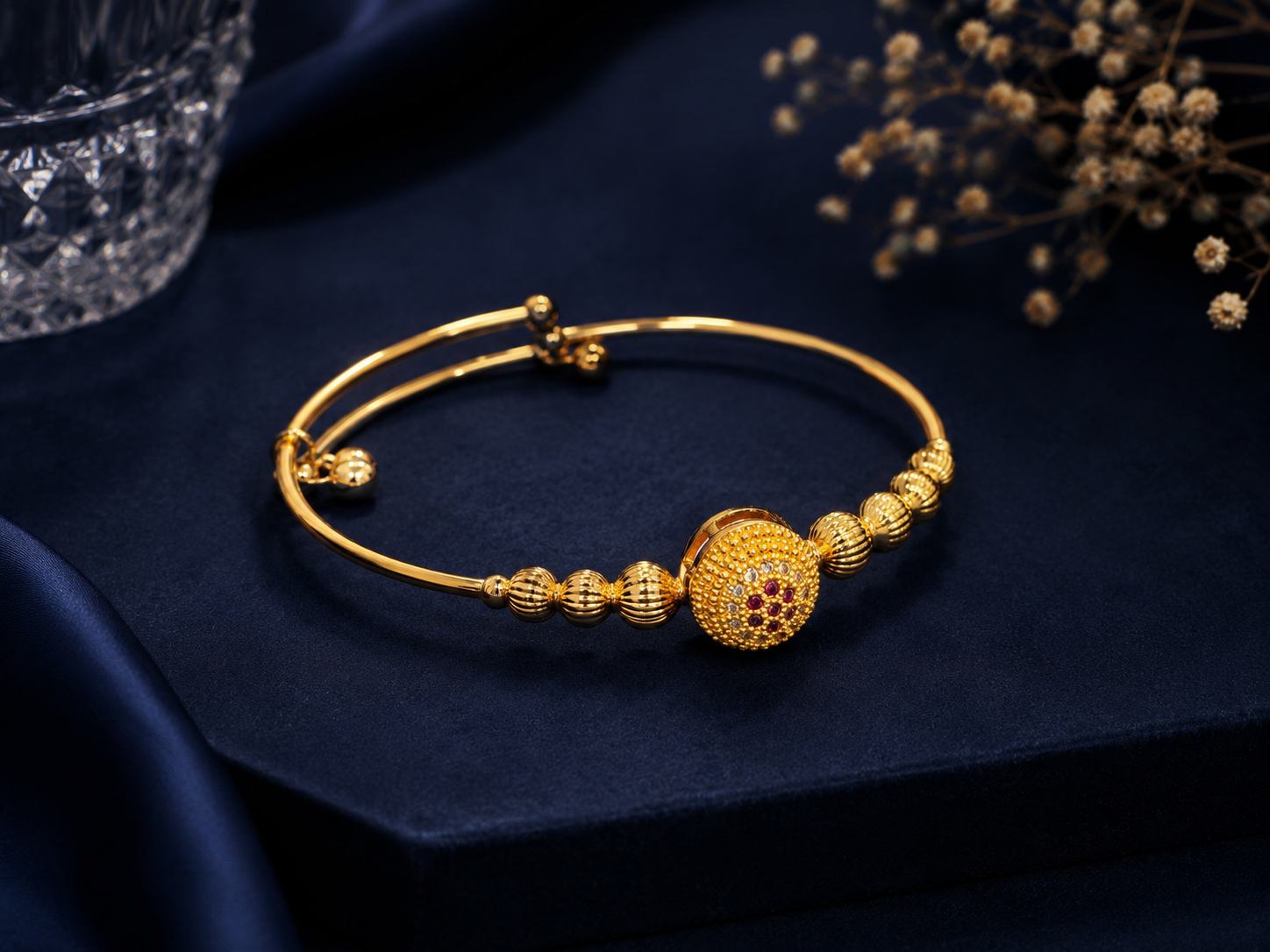 Pink Circle Bracelet set