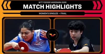 Hanna Ryu WTT Feeder Vadodara-2026: Anusha Kutumbale vs Ryu Hanna | WS Final