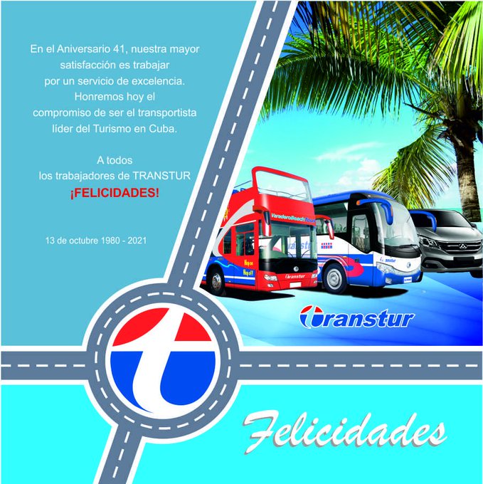 Ministro de Turismo cubano felicita a grupo empresarial Transtur por su aniversario 41