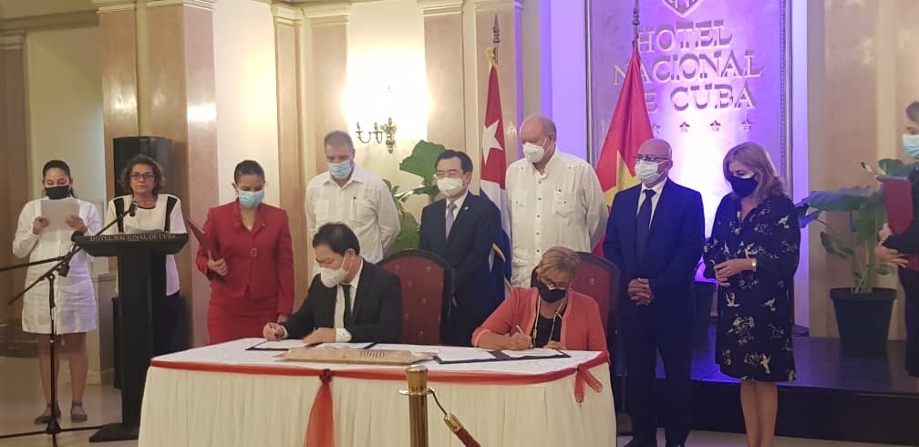 Cuba y Vietnam firman acuerdo para la construcción y desarrollo de proyectos hoteleros