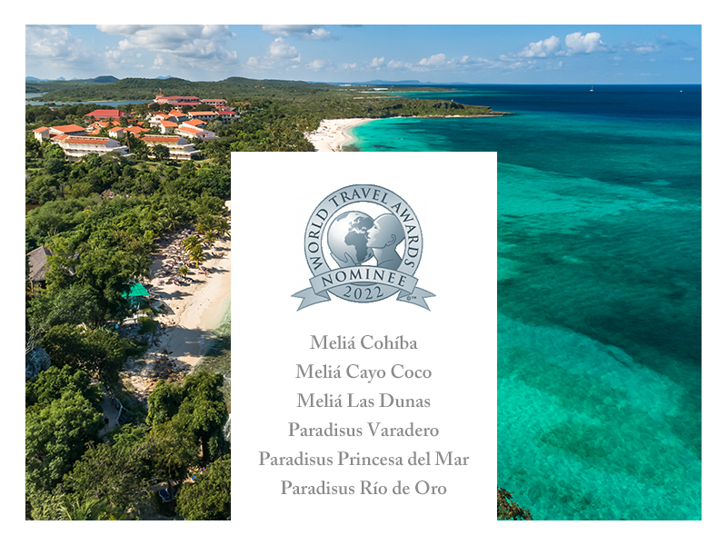 Seis hoteles de Meliá Cuba aspiran a los World Travel Awards