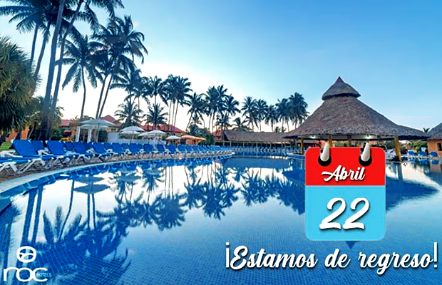 Anuncian reapertura del Roc Arenas Doradas en Varadero para el 22 de abril