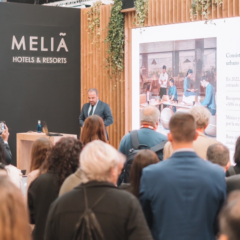 Fitur: Escarrer anuncia sólido crecimiento de Meliá en 2023