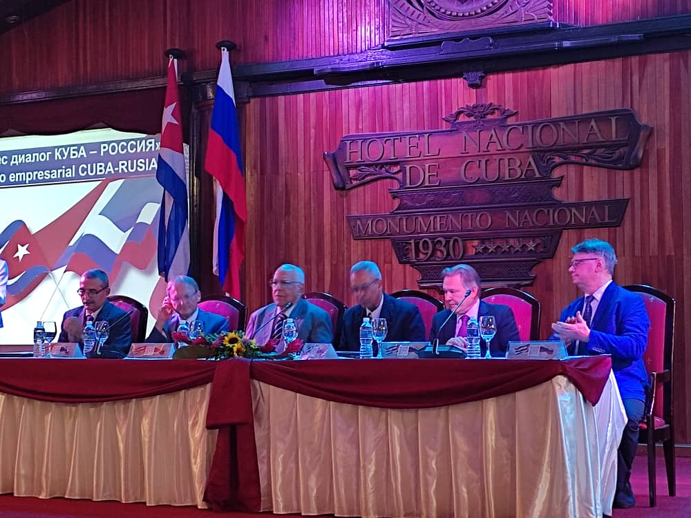 Empresariado ruso y cubano buscan incrementar el intercambio comercial y la inversión extranjera