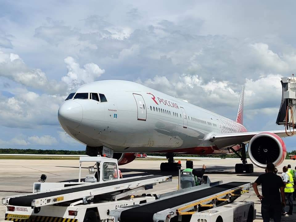 Rossiya Airlines se estrena en pista aérea de Varadero