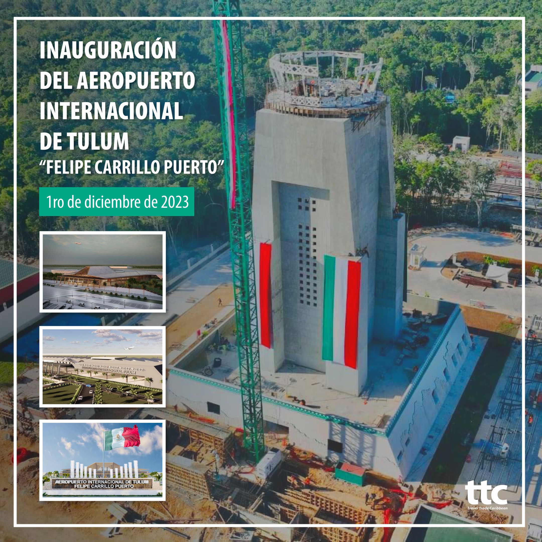 Aeropuerto de Tulum “despega a gran velocidad”