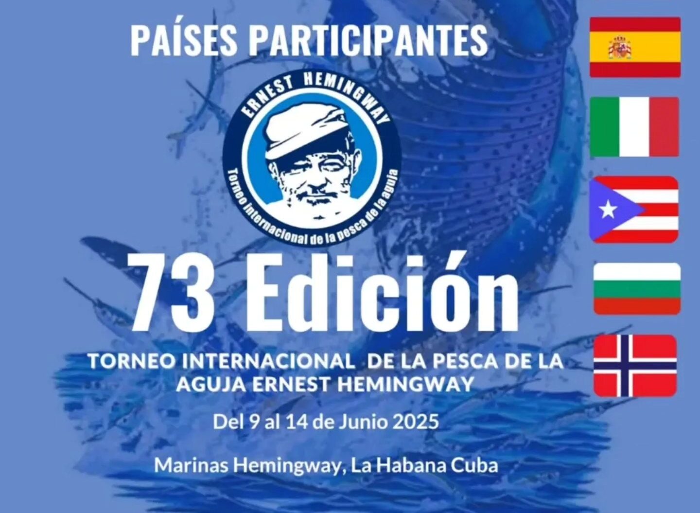 Inicia 73º Torneo Internacional de la Pesca de la Aguja Ernest Hemingway, un clásico en Cuba